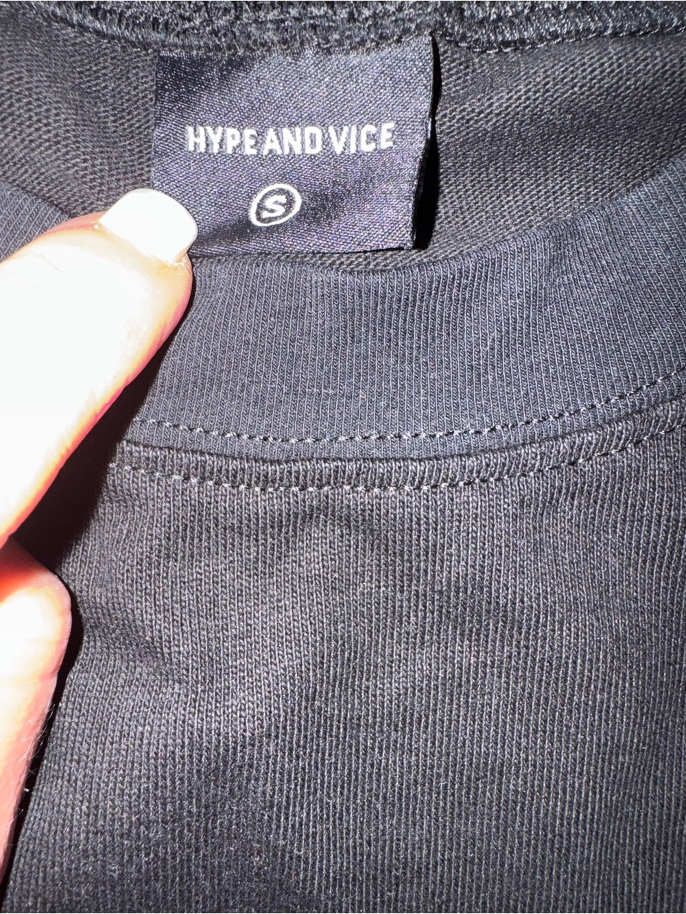 Hype and Vice San Diego State Cropped Tee - Picture 3 of 4